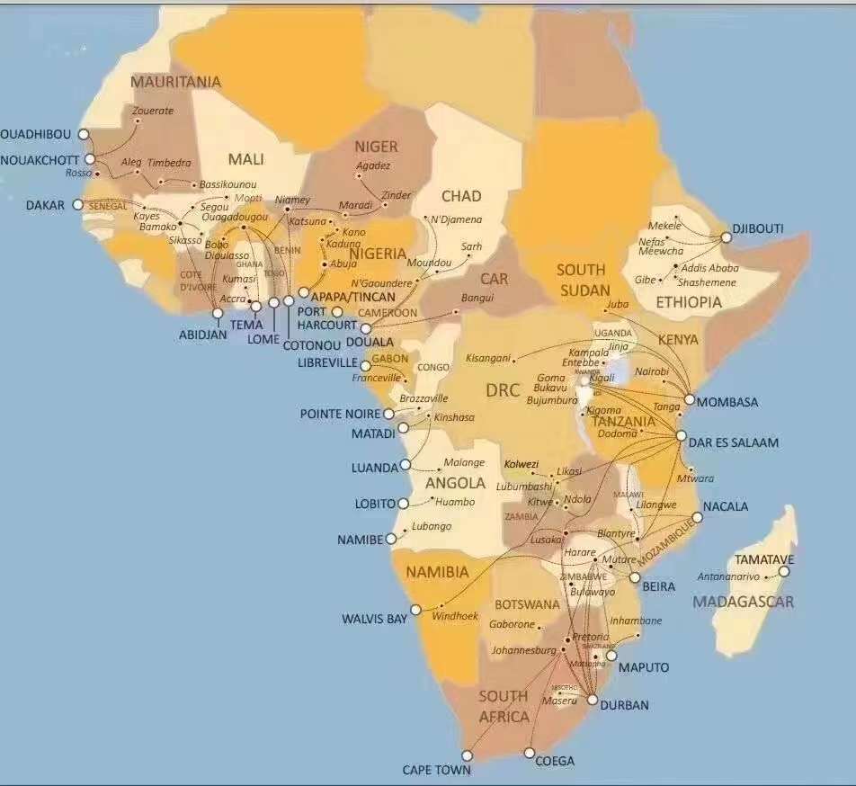 Tren hondamendiak jarduerak desbideratu ditu Afrikako ikatz portu handienean