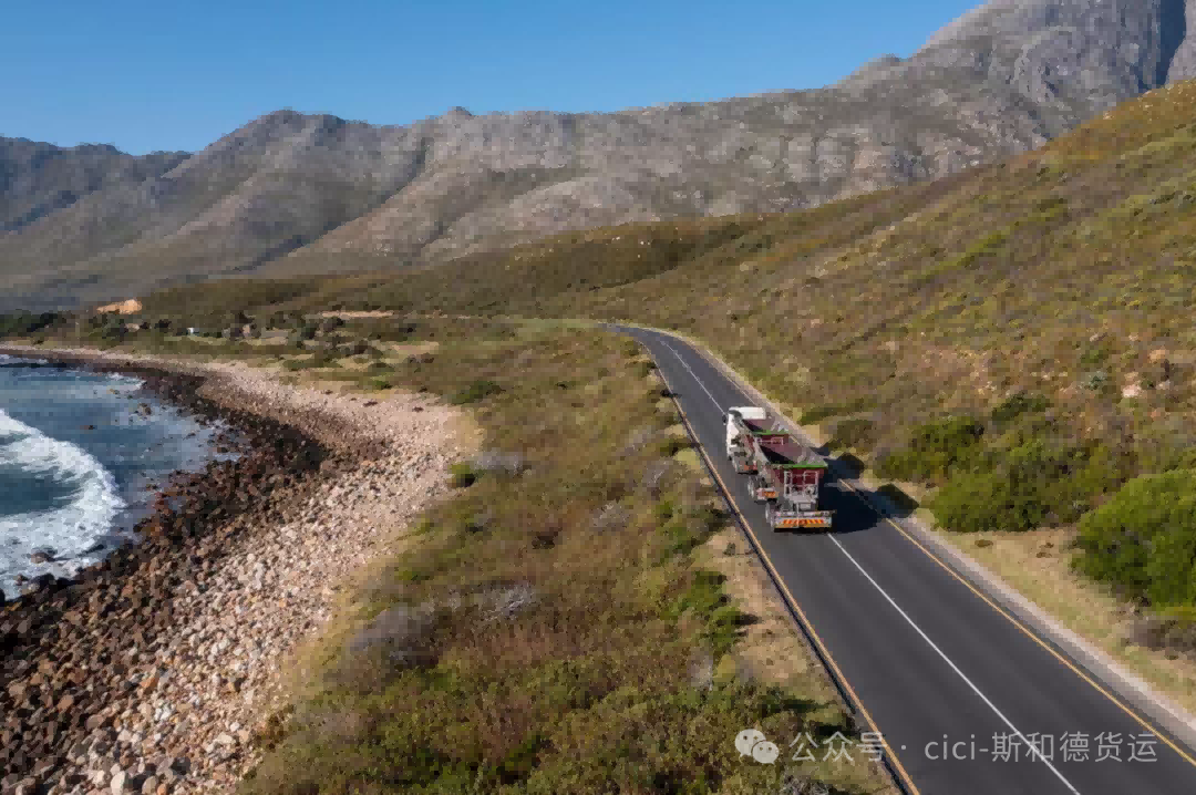 Durban Port to inland South Africa heavy equipment transport through mountainous terrain